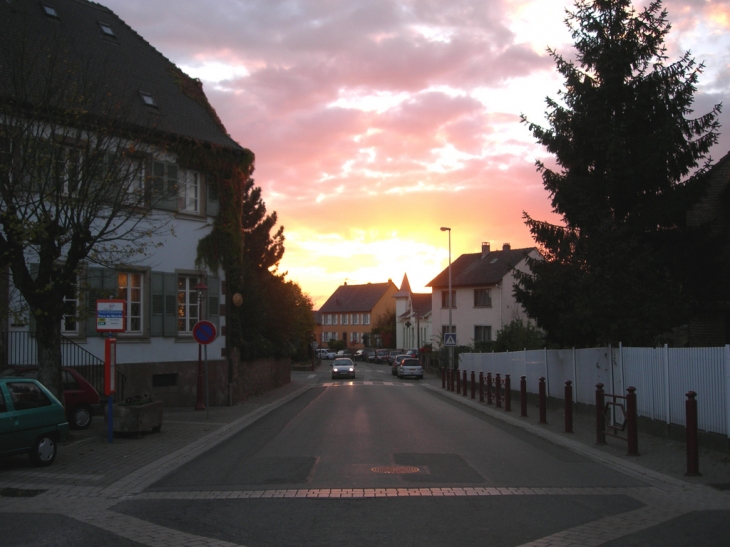 Coucher de soleil - Truchtersheim