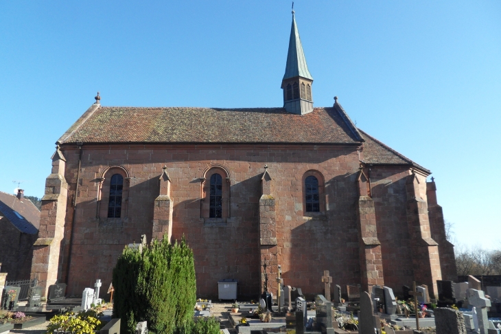 Obersteigen, chapelle, sur la route romane d'Alsace - Wangenbourg-Engenthal