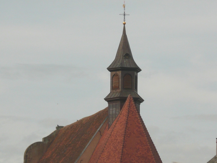 Clocher de l'église protestante Saint Laurent  - Wasselonne