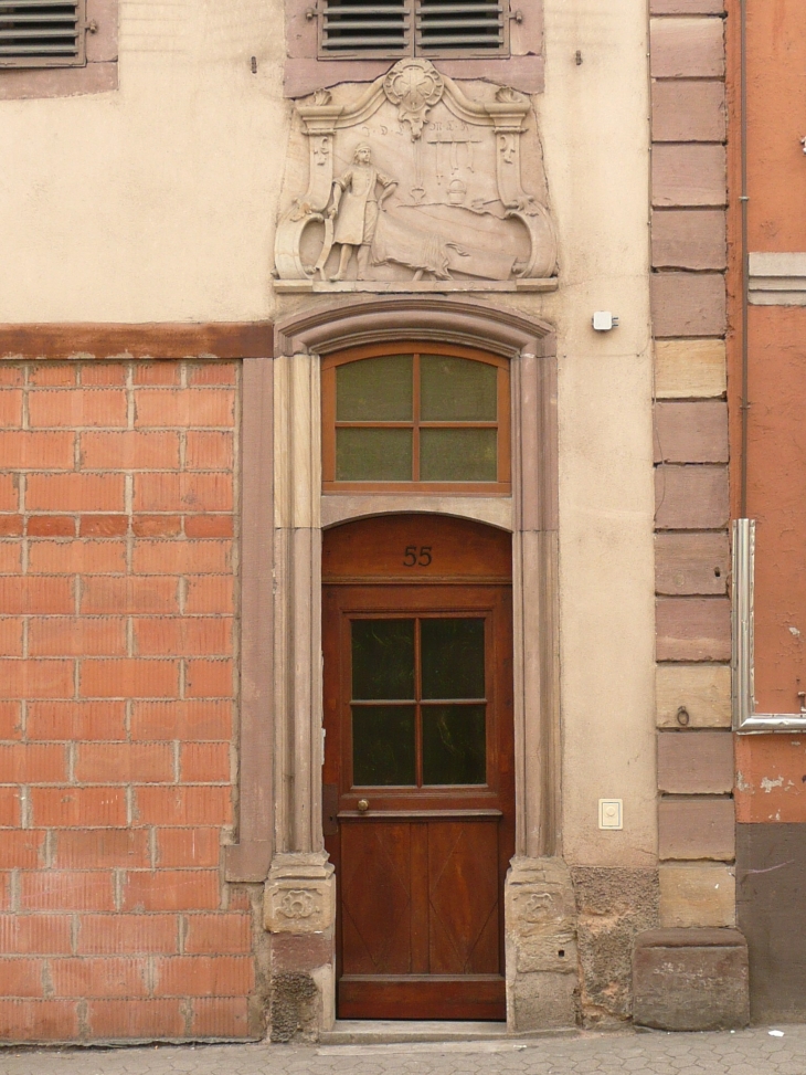 Porte rue du général De Gaulle - Wasselonne