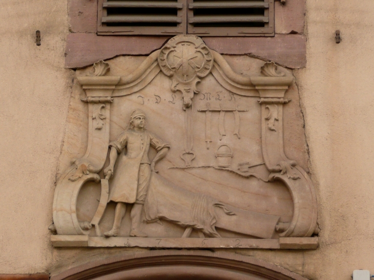 Fresque le tanneur rue du général De Gaulle - Wasselonne