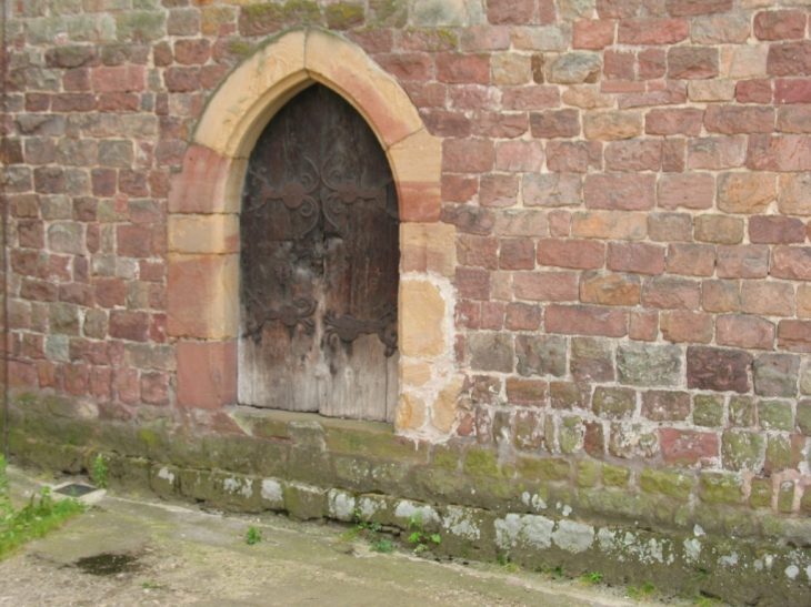 PORTE  DE L'EGLISE CATHOLIQUE - Wissembourg