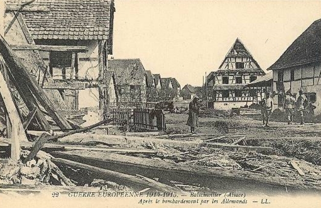 Balschwiller ap le bombardement 1914/15