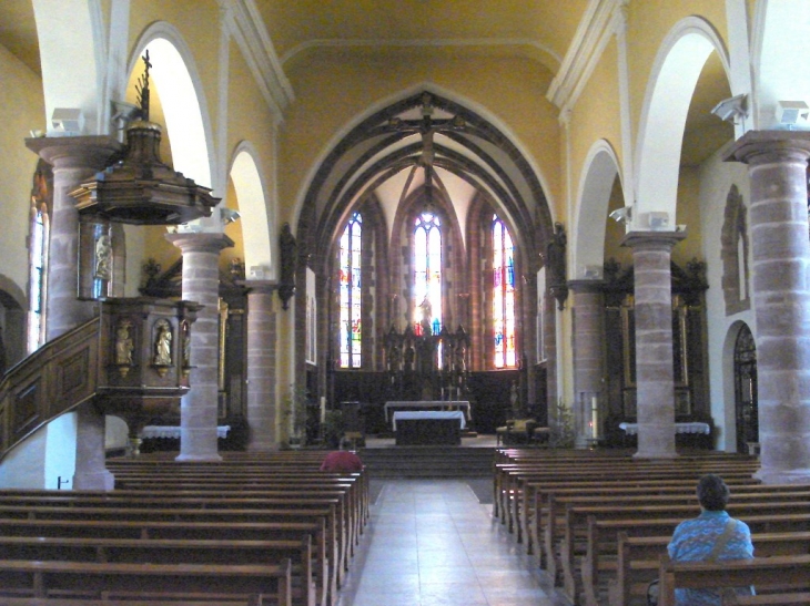 Bergheim  : Nef de l'église