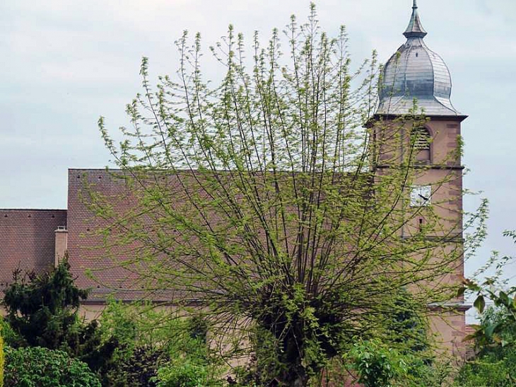 Vue sur l'église - Bergholtz