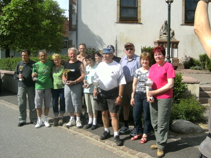 Participants marche populaire - Berrwiller