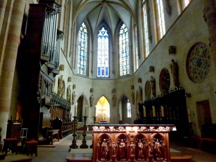 Collégiale St Martin  l'abside - Colmar