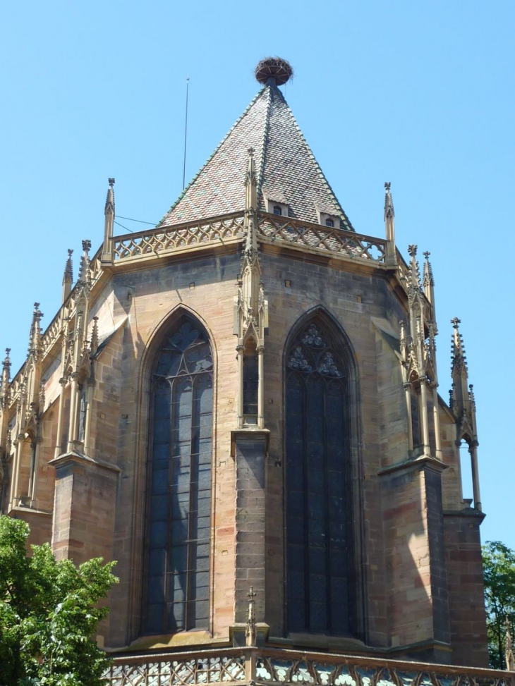 Collégiale St Martin  - le chevet - Colmar