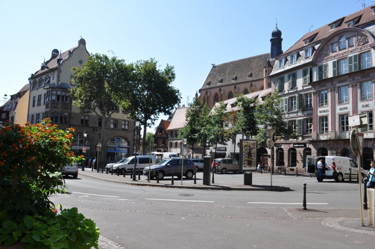 La place Jeanne d'Arc - Colmar