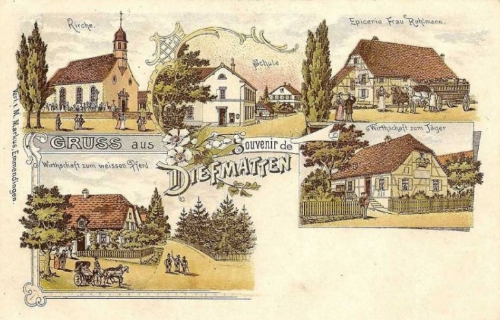 Carte postale  - Diefmatten