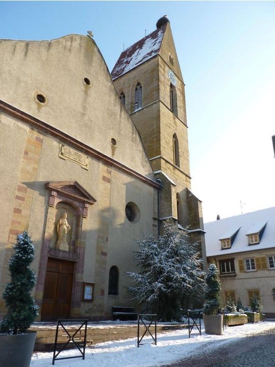 Eglise Eguisheim Noël 2010