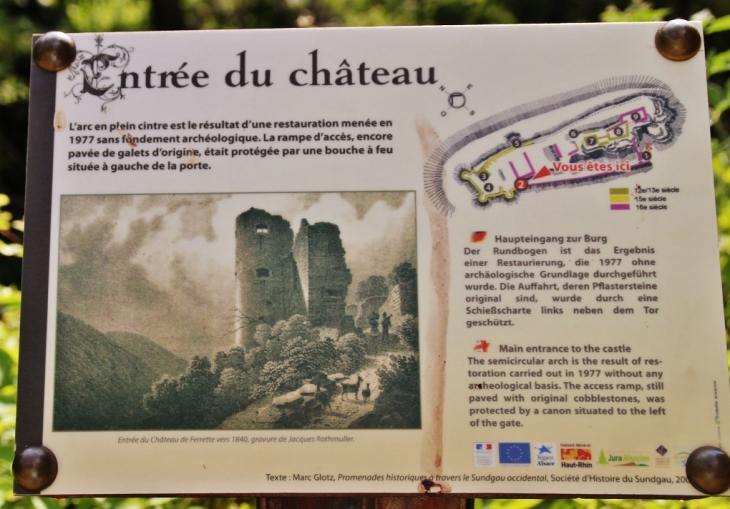 Ruines du Château de Ferrette