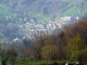 le village vu du belvédère du col