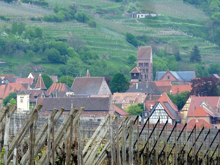 Le village vu du vignoble - Gueberschwihr