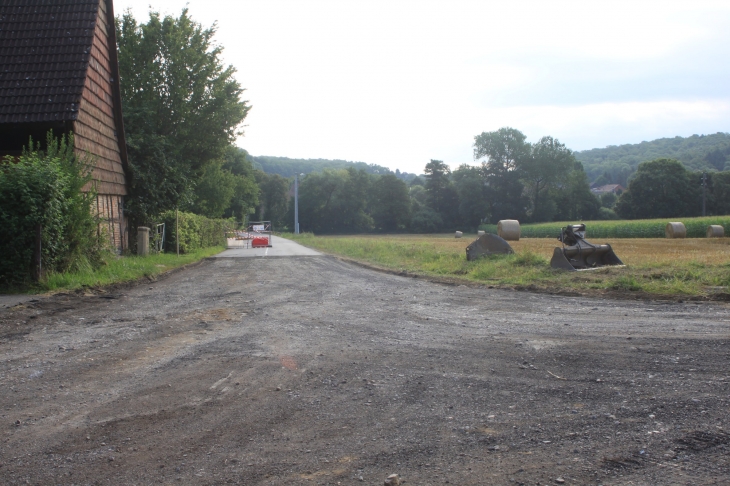 Début des travaux du carrefour et de la rue Principale - Hecken