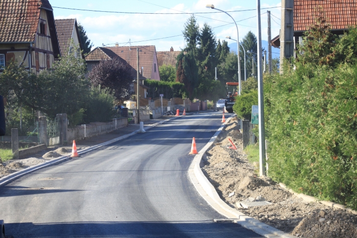 Asphalte jusque rue des Lilas - Hecken