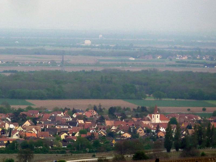 Vue sur le village - Herrlisheim-près-Colmar