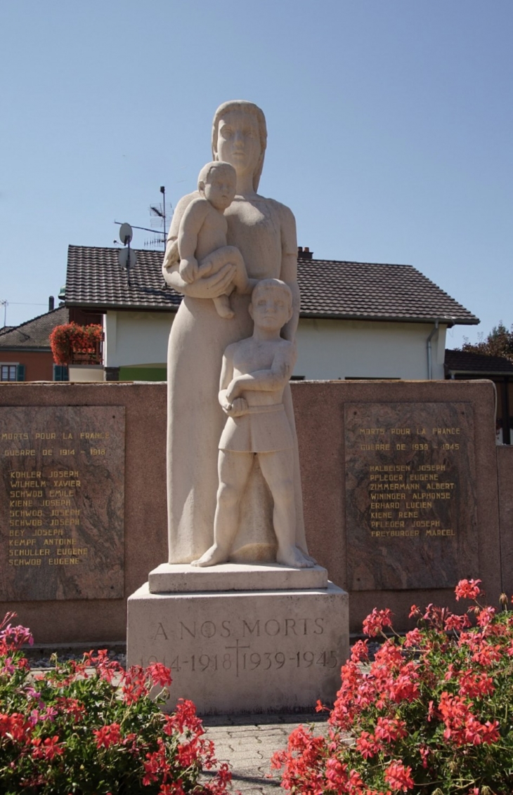 Monument-aux-Morts ( détail ) - Hindlingen