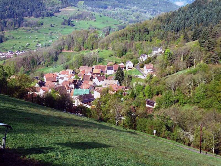 Vue sur le village - Hohrod