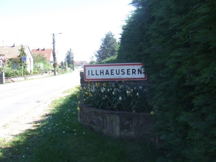 L'entrée du village - Illhaeusern