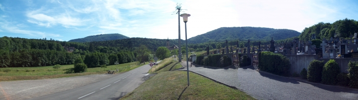 Panorama du cimetiere - Jungholtz