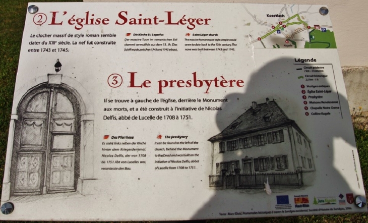  ²église Saint-Leger - Kœstlach