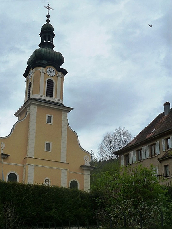 L'église baroque - Muhlbach-sur-Munster