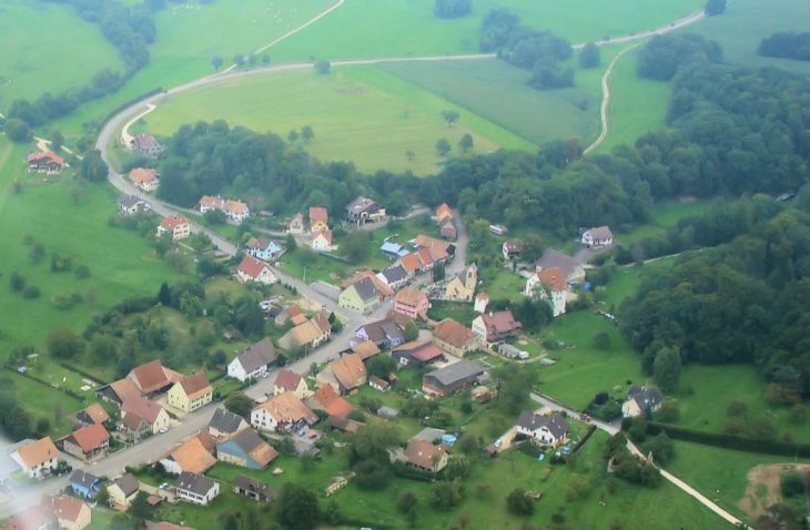 Vue d'un avion - Oberlarg