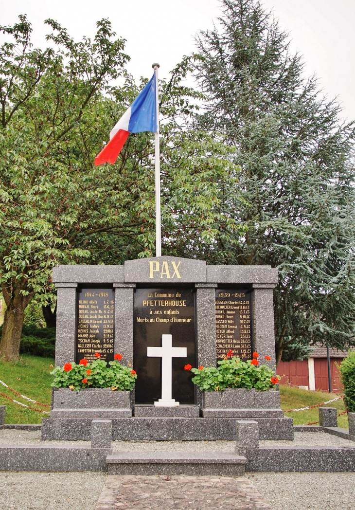 Monument-aux-Morts - Pfetterhouse