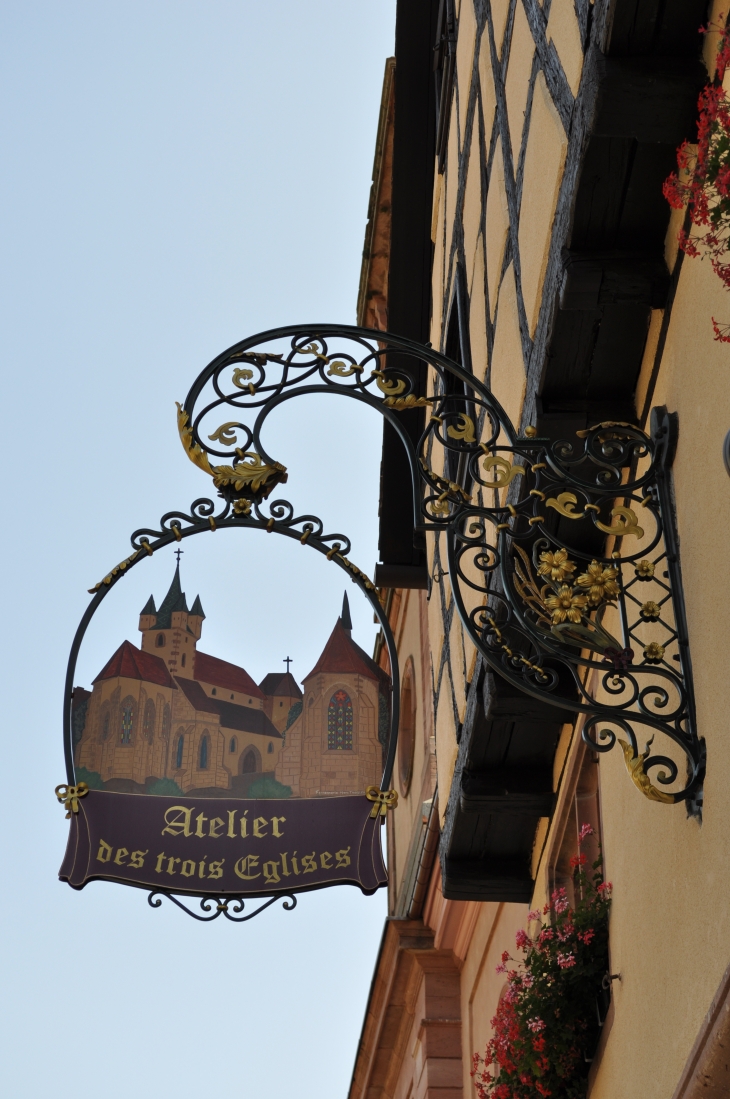 L'enseigne de l'atelier des  - Riquewihr