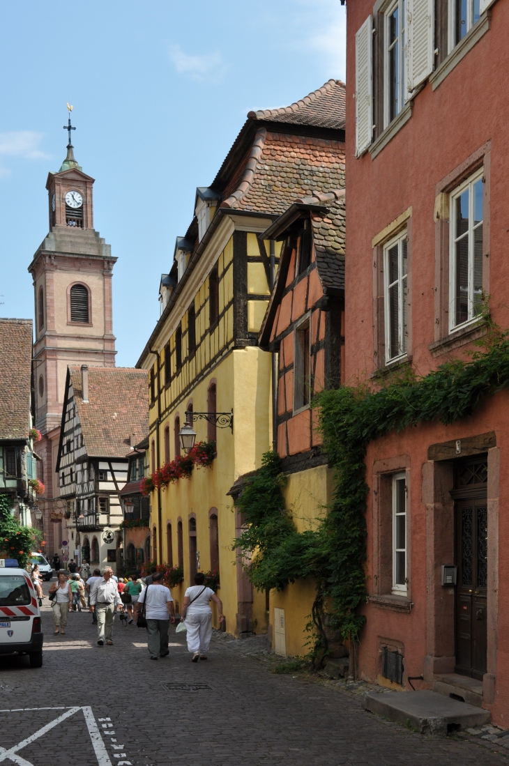 La rue de la 1ère Armée - Riquewihr