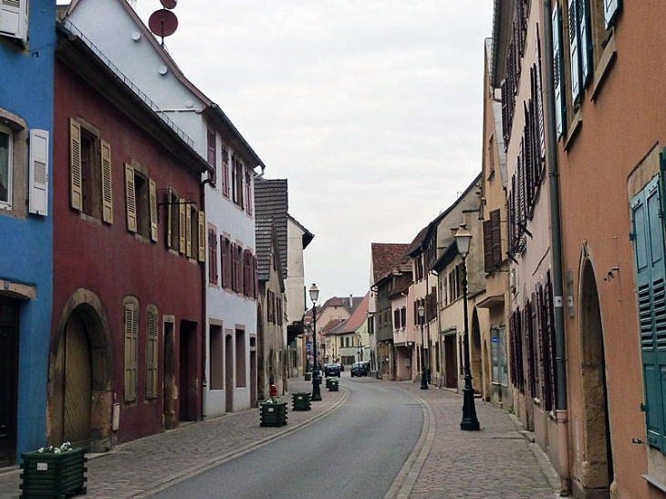 Une rue de la ville - Rouffach