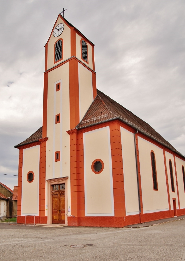   église Saint-Gilles - Rumersheim-le-Haut