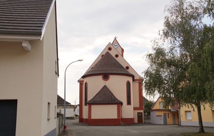   église Saint-Gilles - Rumersheim-le-Haut