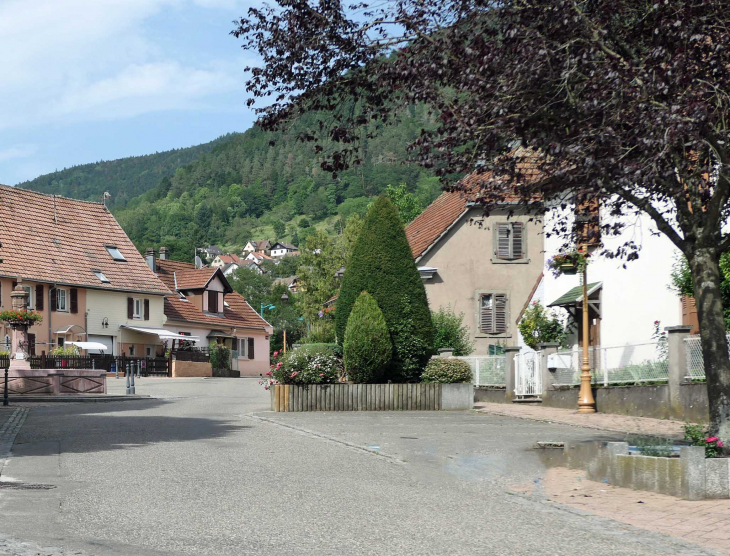 La place Foch - Saint-Amarin