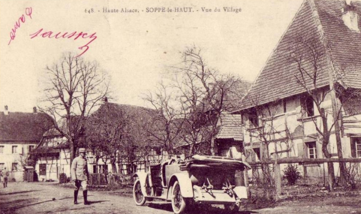 Voiture décapotable 1914 18 - Soppe-le-Haut