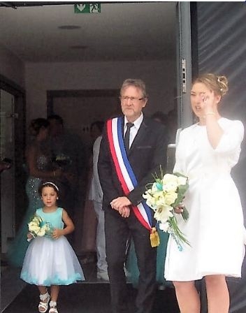 Mairie de Strueth. Premier mariage eans la mairie renové