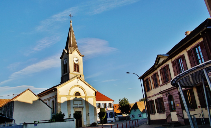 &église Saint-Sebastien - Weckolsheim