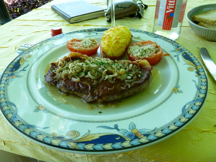 Assiette du Restaurant  - Allas-les-Mines