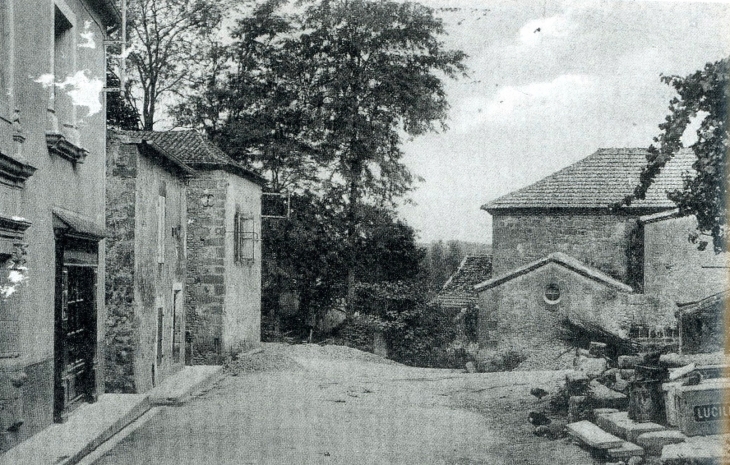 Vers 1935 (carte postale ancienne). - Badefols-sur-Dordogne