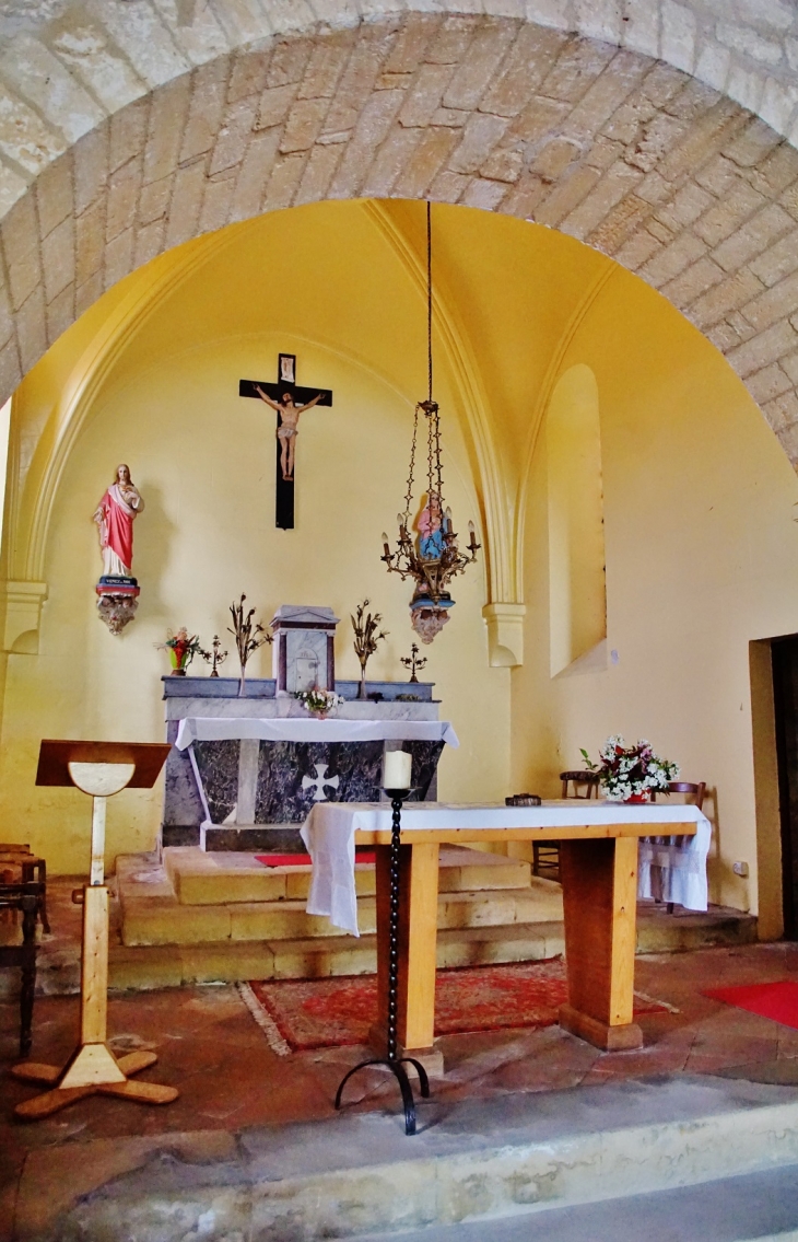  église Saint-Vincent - Badefols-sur-Dordogne