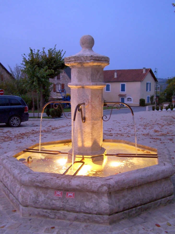 Tres belle fontaine de vilage  - Beauregard-de-Terrasson