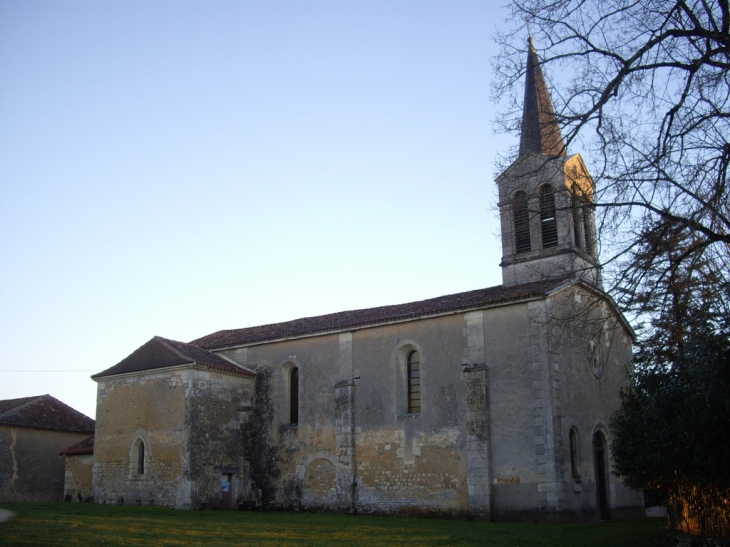 L'église gothique. - Beauregard-et-Bassac