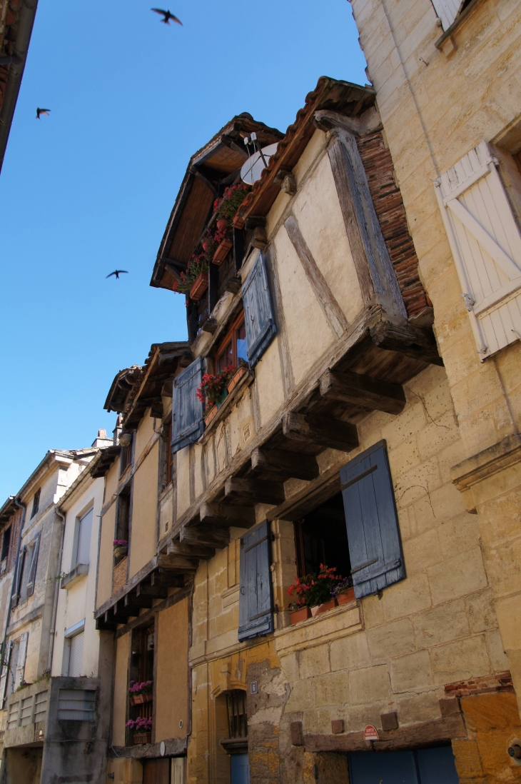 Maison à colombage. - Bergerac