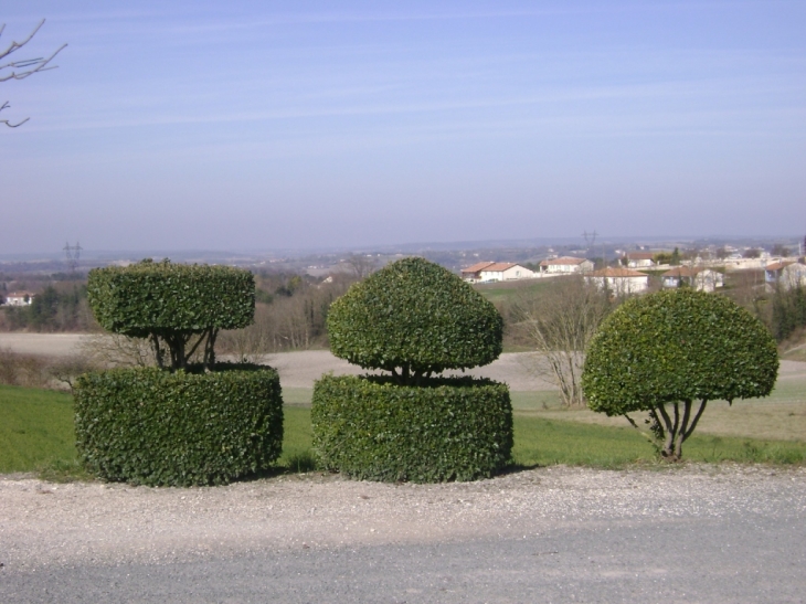 Vue depuis le château d'eau - Bertric-Burée