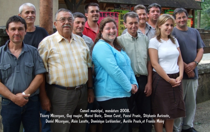 Le Conseil municipal, mandature 2008 - Besse