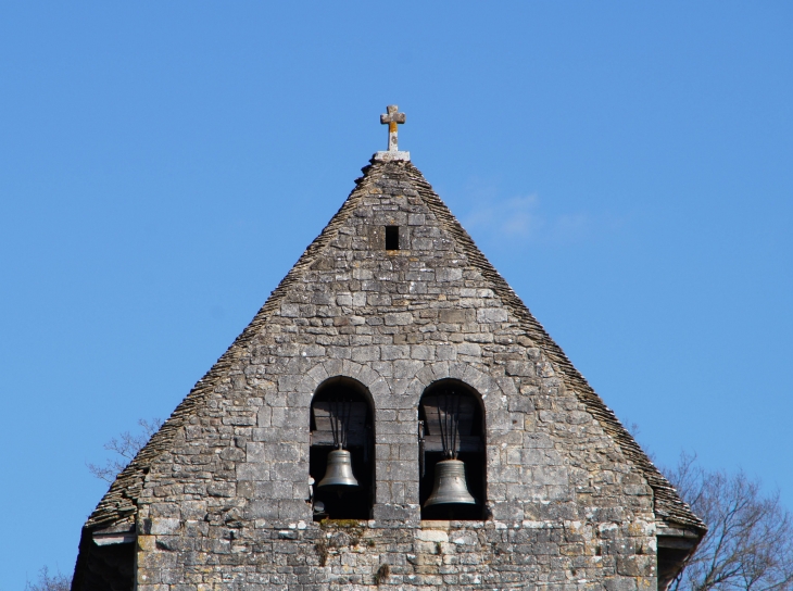 Clocher de l'église. - Besse