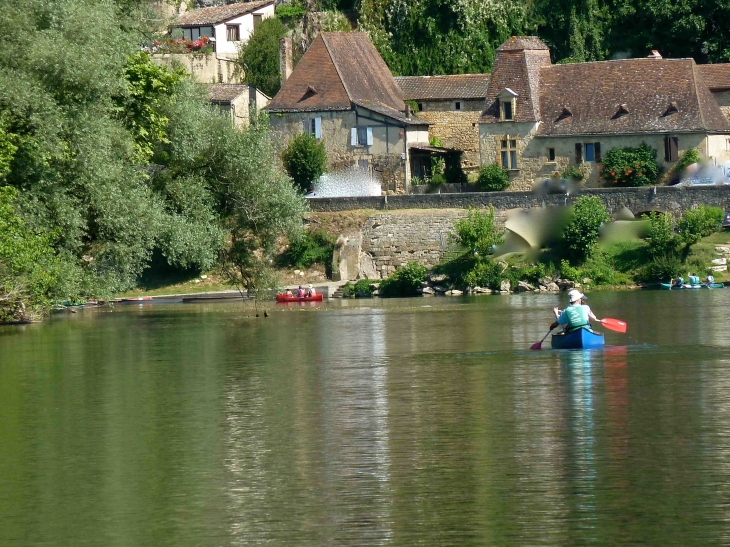 Vue d'une gabarre - Beynac-et-Cazenac