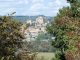 vue sur le village et le château