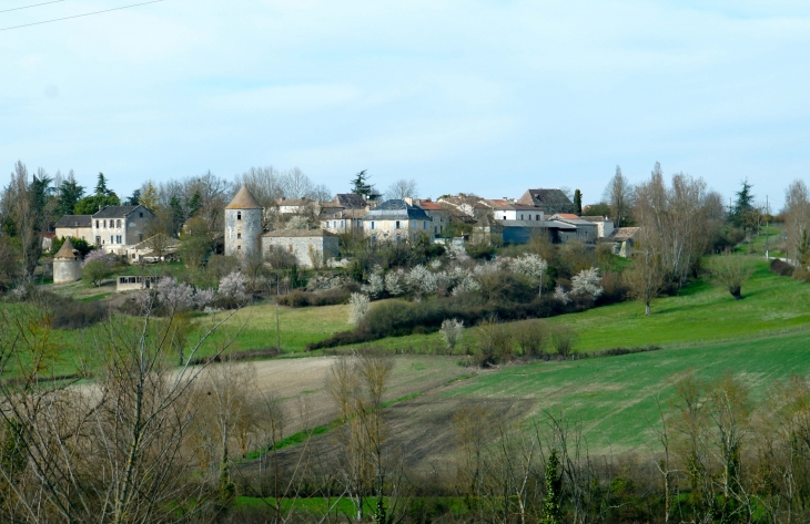 Vue sur le village. - Boisse